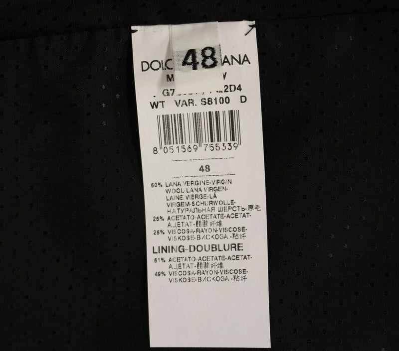 Gilet en laine mélangée grise Dolce &amp; Gabbana