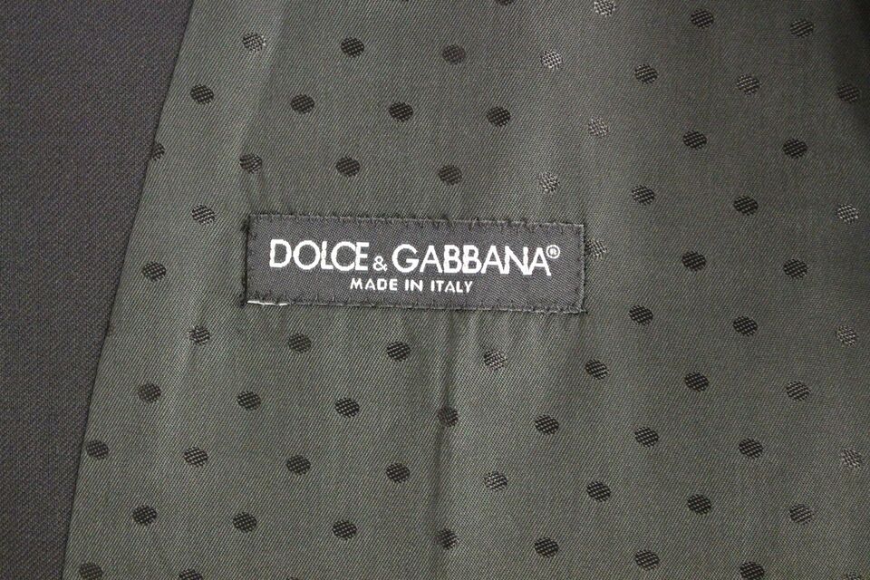 Gilet/gilet sans manches formel en laine noire Dolce &amp; Gabbana