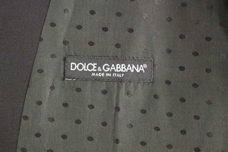 Gilet/gilet sans manches formel en laine noire Dolce &amp; Gabbana