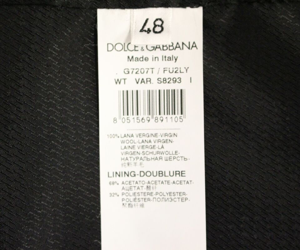 Gilet/gilet de cérémonie en laine grise Dolce &amp; Gabbana