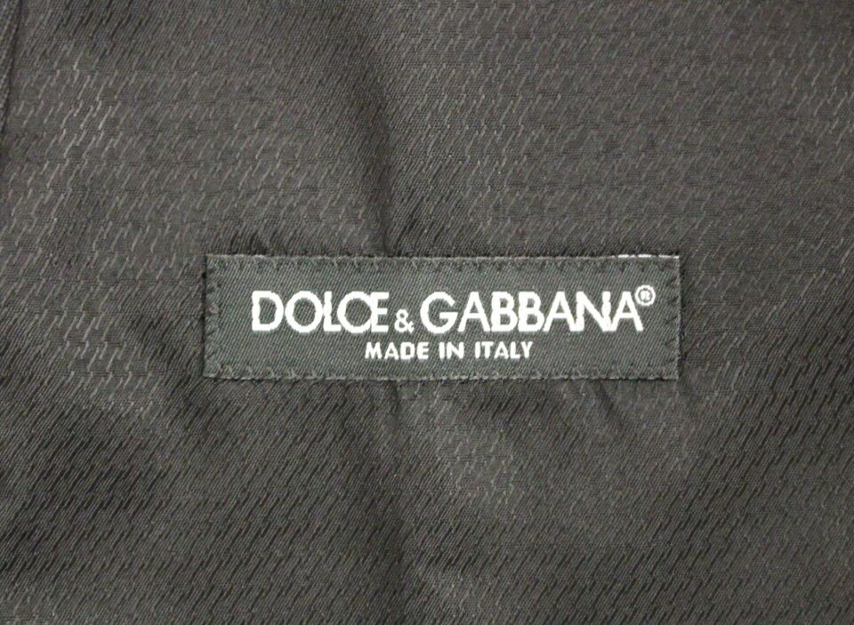 Gilet/gilet de cérémonie en laine grise Dolce &amp; Gabbana