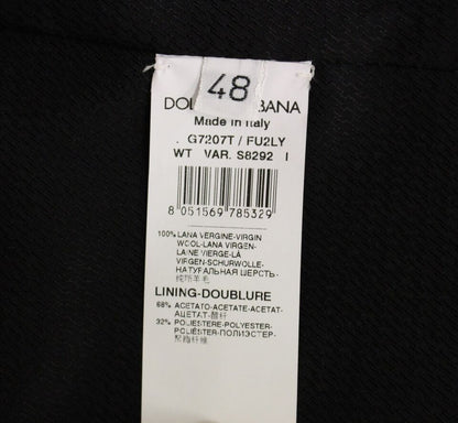 Gilet de cérémonie en laine grise Dolce & Gabbana