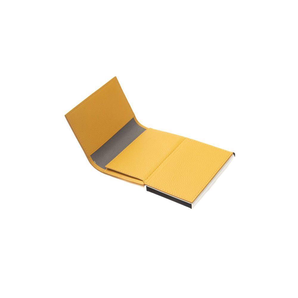 Portefeuille homme Cerruti 1881 en cuir de veau jaune