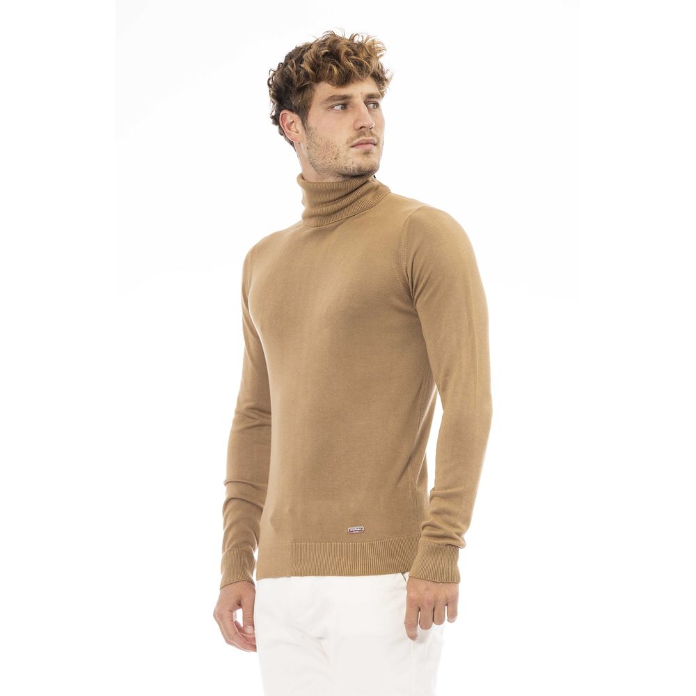 Pull en modal beige pour homme, tendance Baldinini