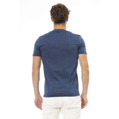 Baldinini Trend Blauw Katoenen Heren T-Shirt
