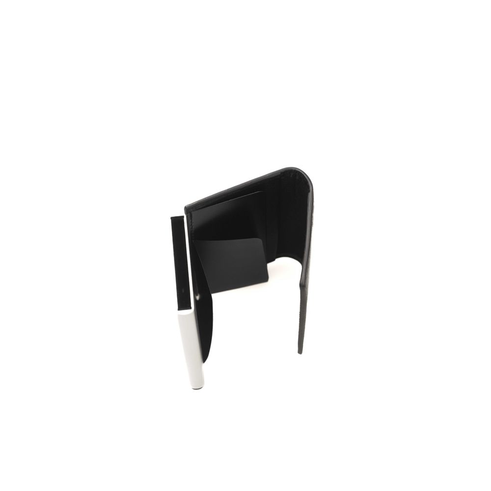 Portefeuille Cerruti 1881 en cuir de veau noir