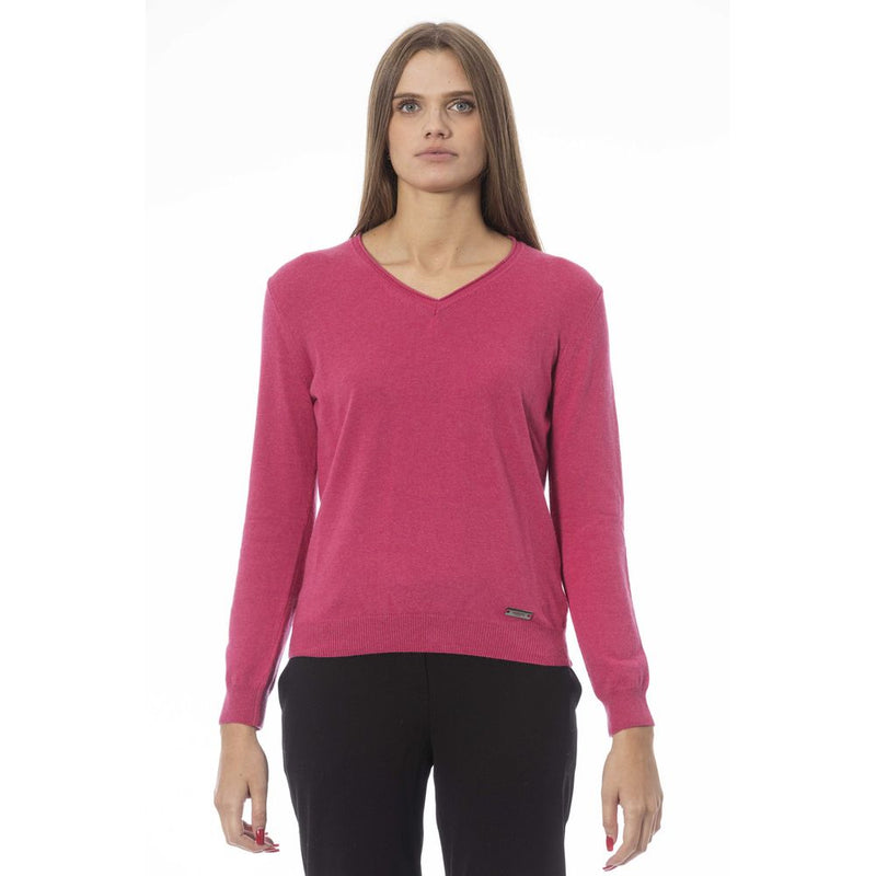 Baldinini Trend Fuchsia Cashmere Women Sweater - Élégance et Confort