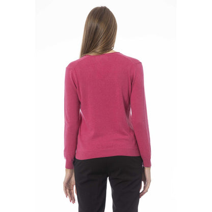 Pull en cachemire fuchsia pour femme, Baldinini Trend