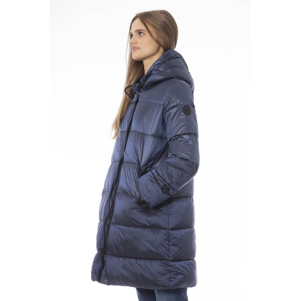 Baldinini Trend Vestes et manteaux en nylon bleu clair