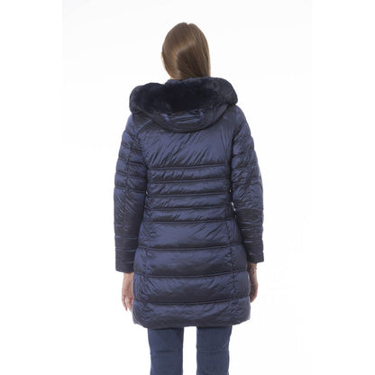 Baldinini Trend Lichtblauwe Polyester Jas voor Dames