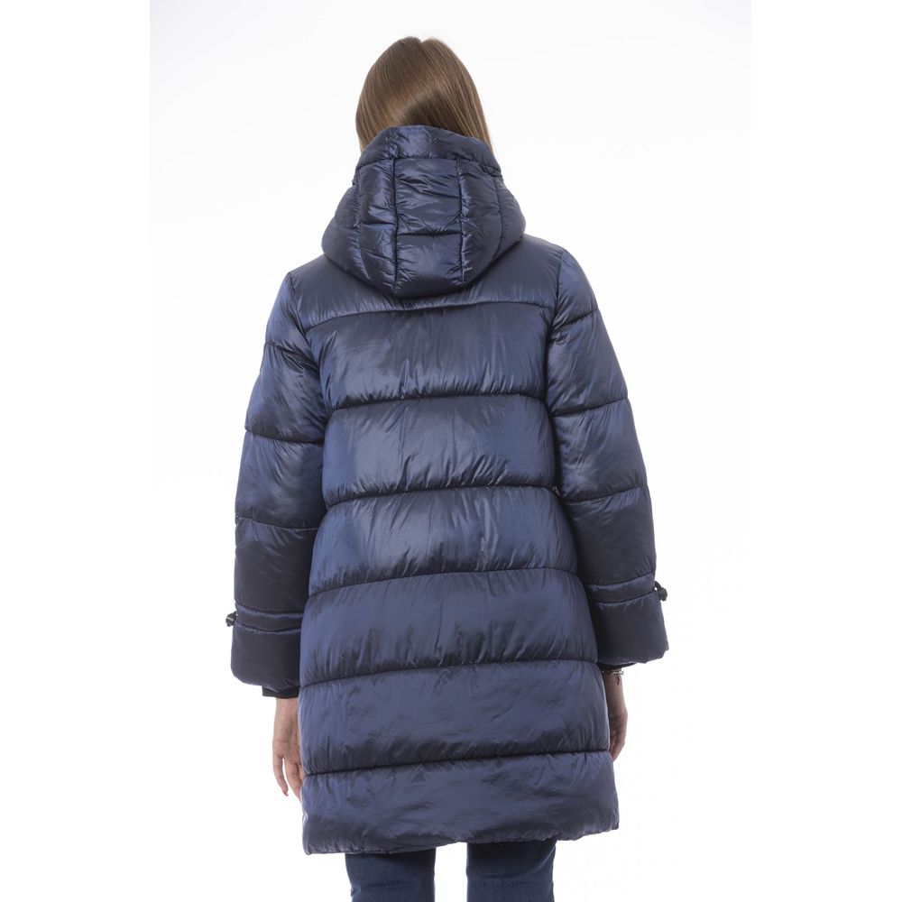 Baldinini Trend Vestes et manteaux en nylon bleu clair