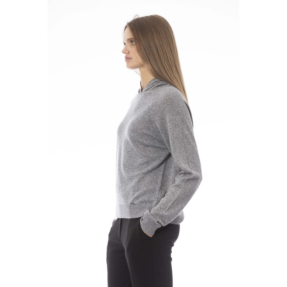 Baldinini Trend grijze wollen dames trui