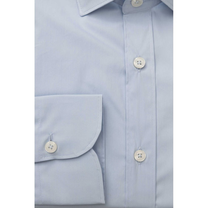 Chemise homme en coton bleu clair de Bagutta
