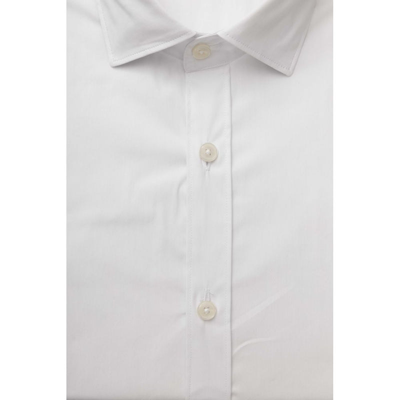Chemise homme en coton blanc Bagutta