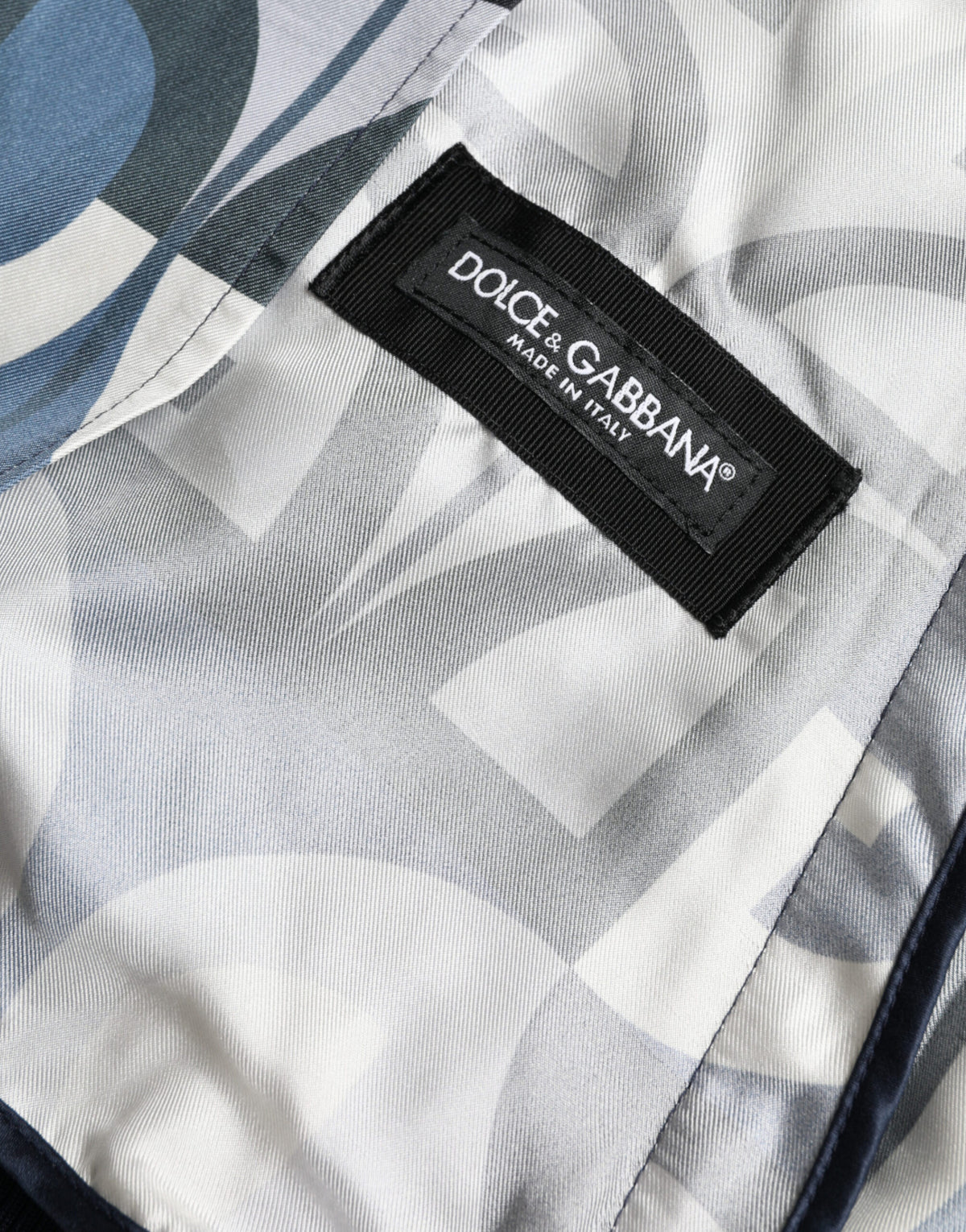 Veste bomber à imprimé multicolore avec logo de Dolce & Gabbana