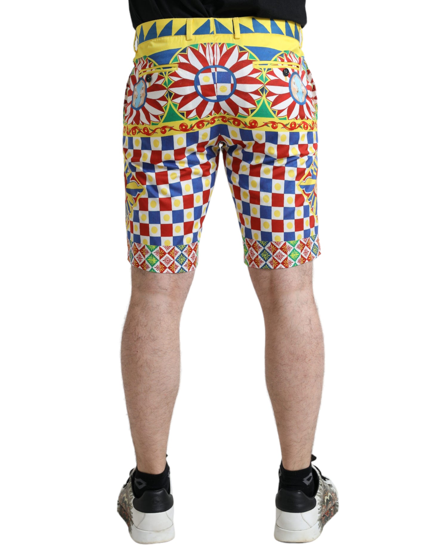Short de bain bermuda pour homme Dolce &amp; Gabbana multicolore à imprimé Carretto