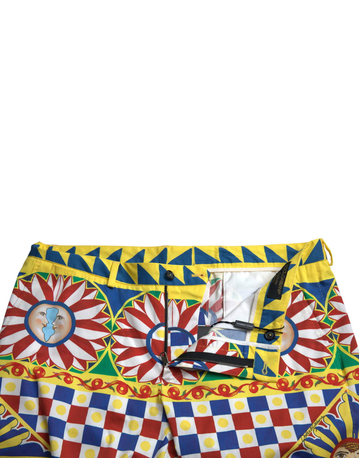 Short de bain bermuda pour homme Dolce &amp; Gabbana multicolore à imprimé Carretto