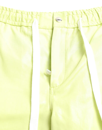 Short cargo bermuda en coton vert clair Dolce &amp; Gabbana pour homme
