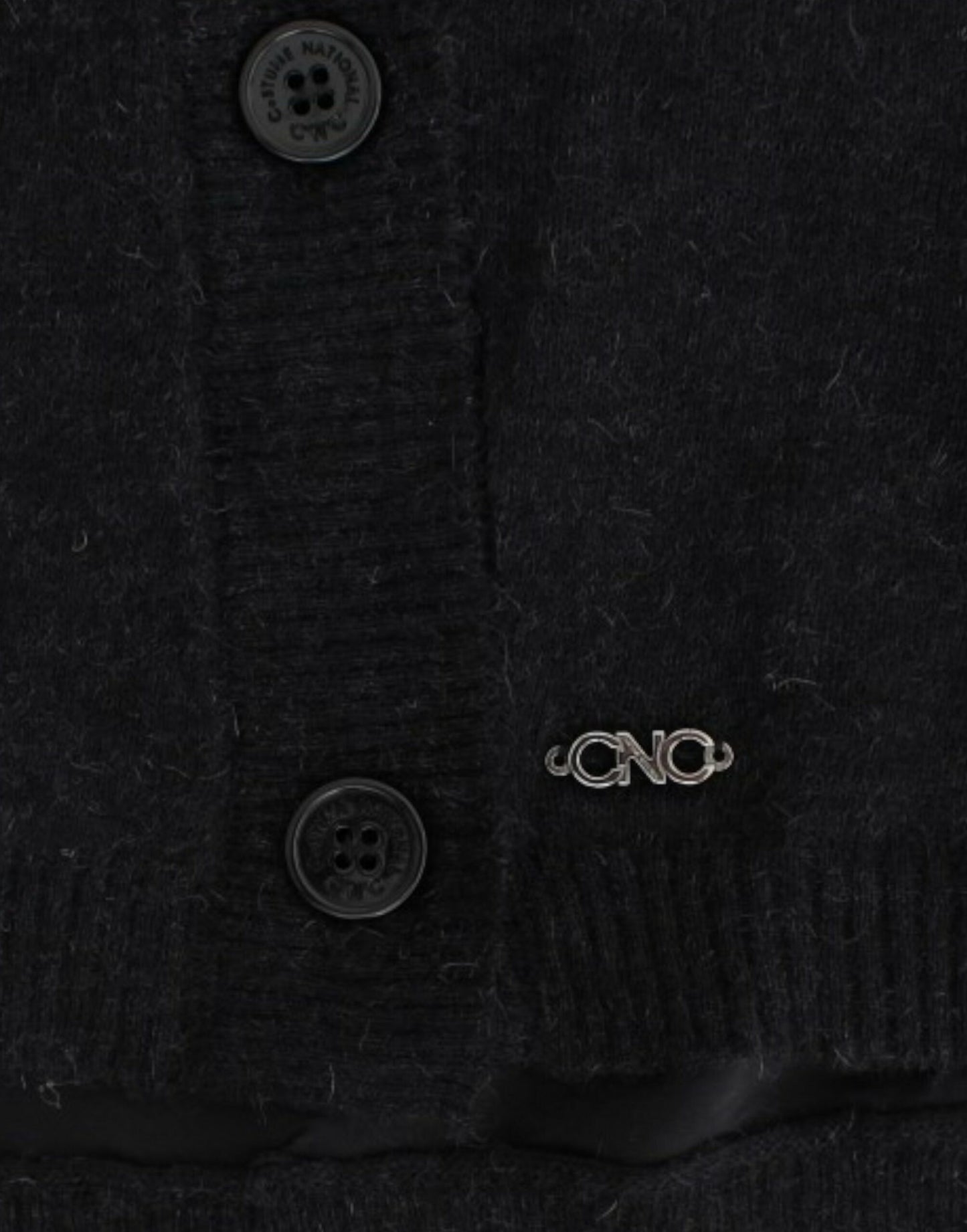 Costume National grijze wollen alpaca cardigan