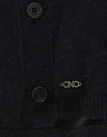Costume National grijze wollen alpaca cardigan
