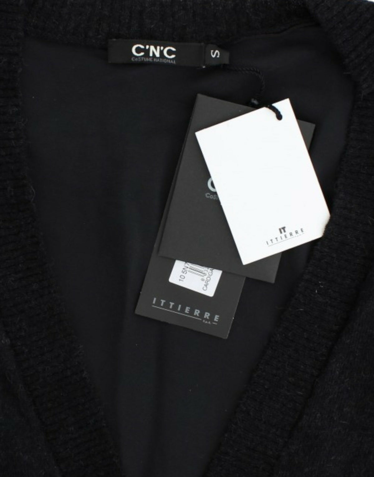 Costume National Cardigan en laine et alpaga gris