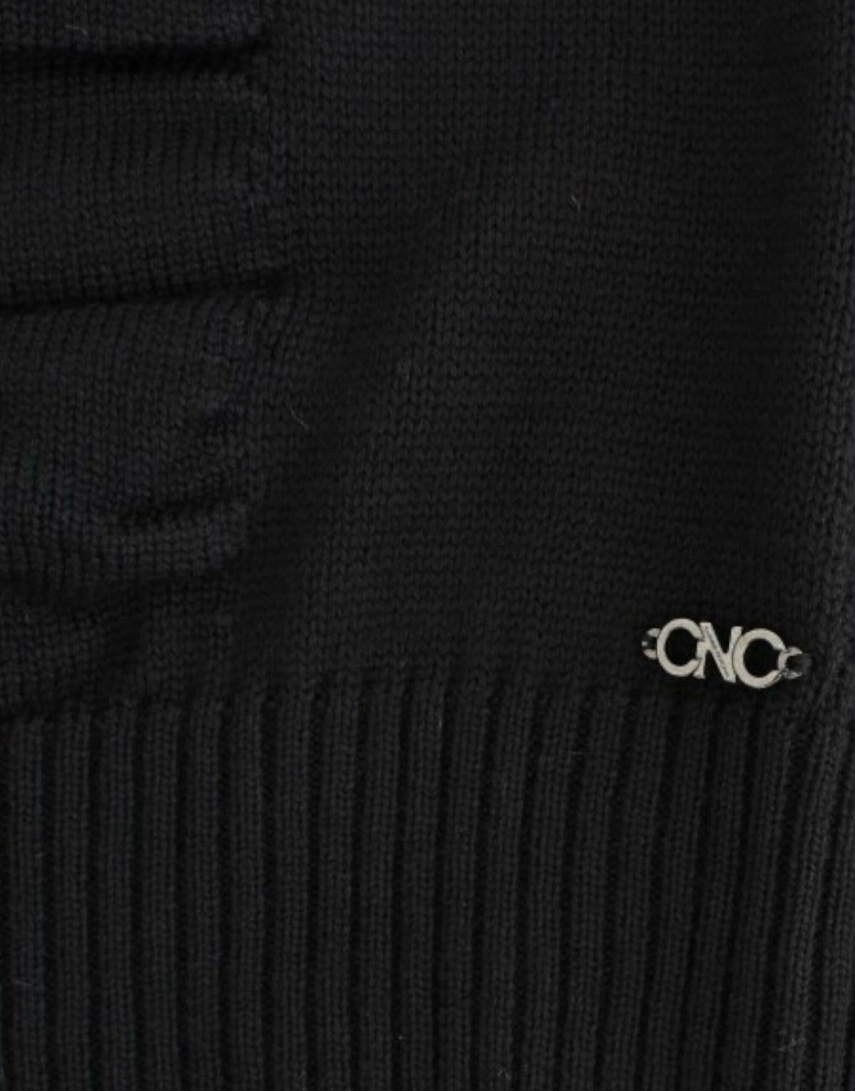 Pull en laine noir à col en V de Costume National