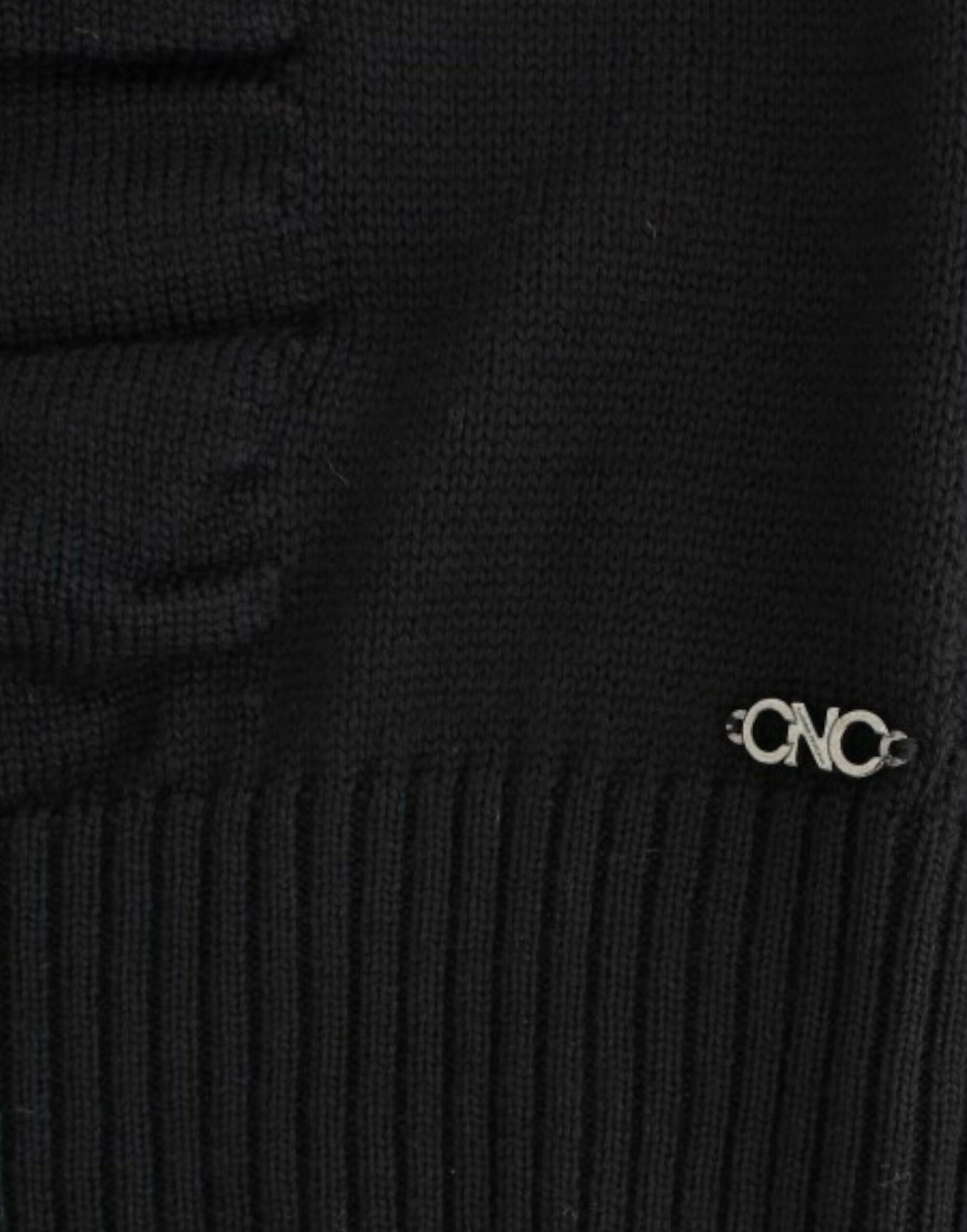 Pull en laine noir à col en V de Costume National