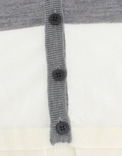 Costume National, cardigan gris léger