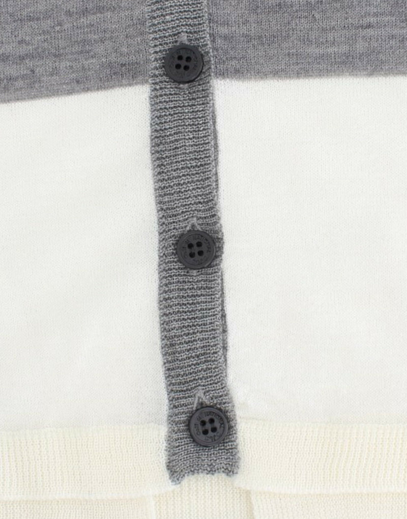 Costume National, cardigan gris léger