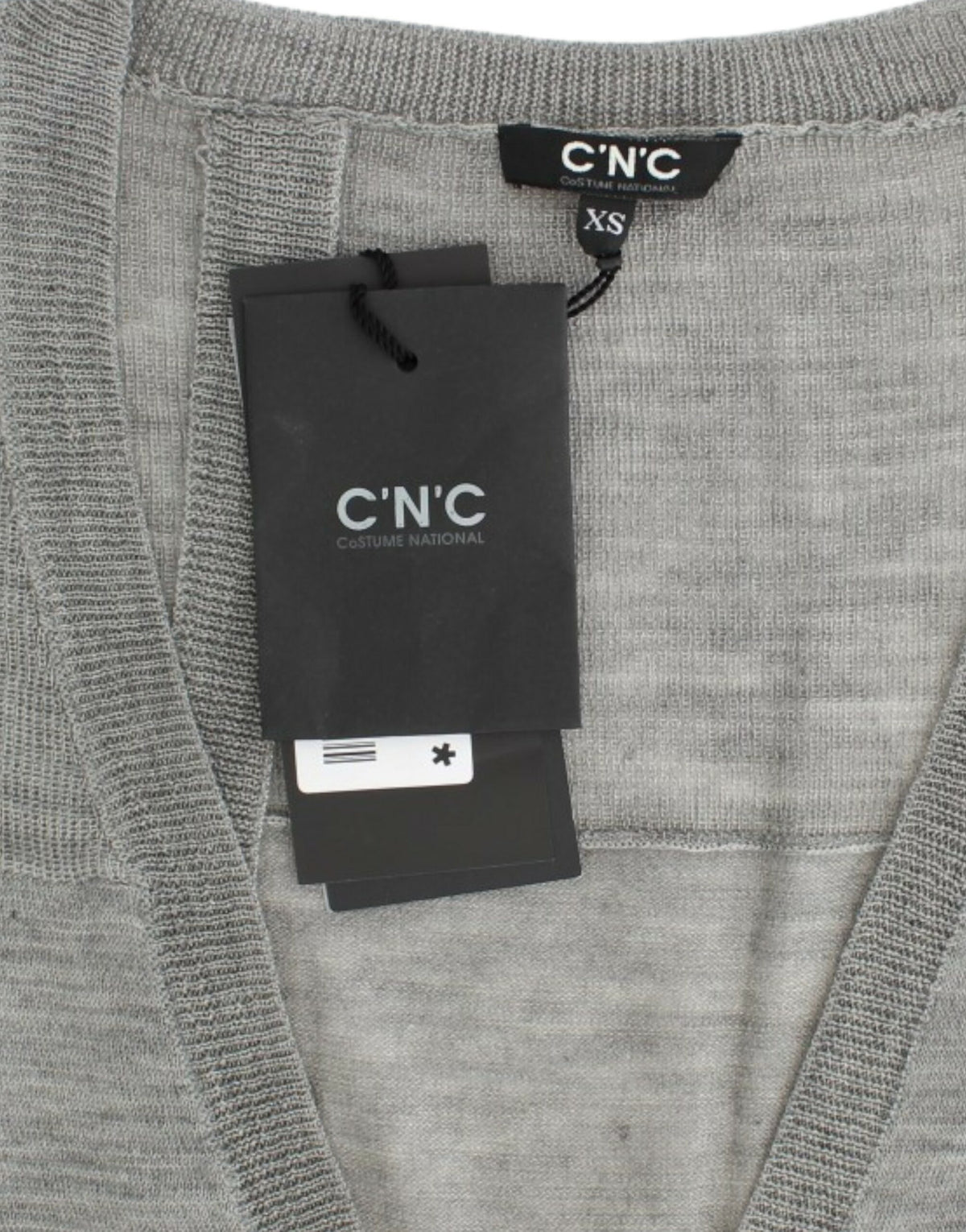 Costume National, cardigan gris léger