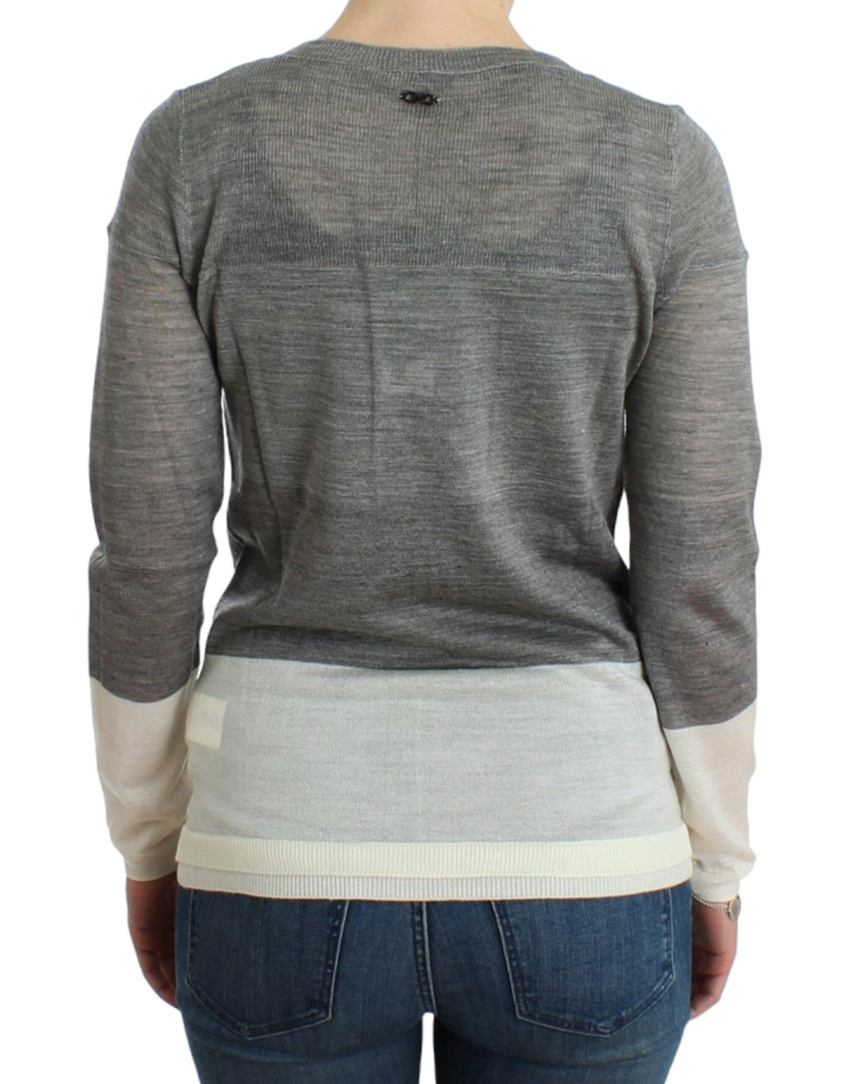 Costume National, cardigan gris léger