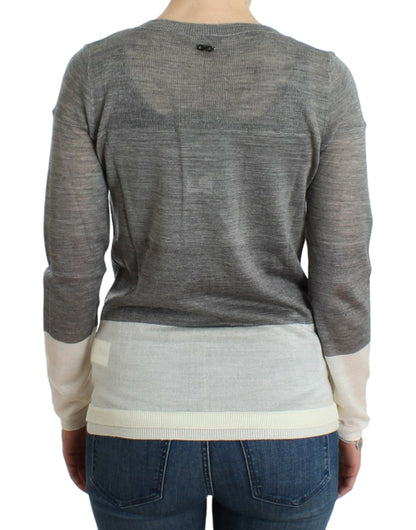 Costume National, cardigan gris léger