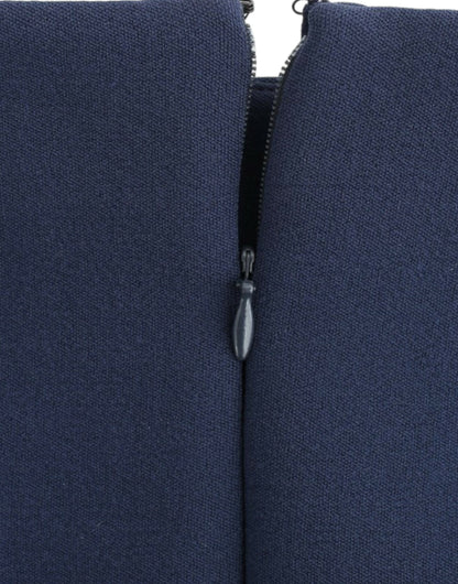 Costume National blauwe nylon minirok