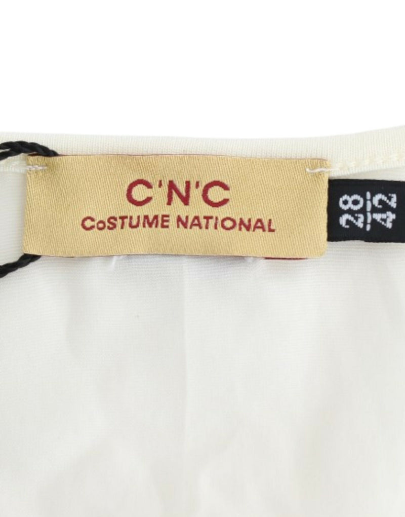 Robe tube en modal blanc de Costume National