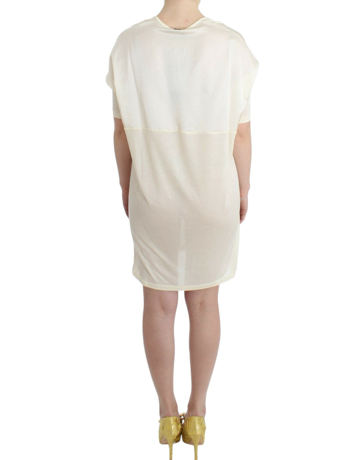 Robe tube en modal blanc de Costume National