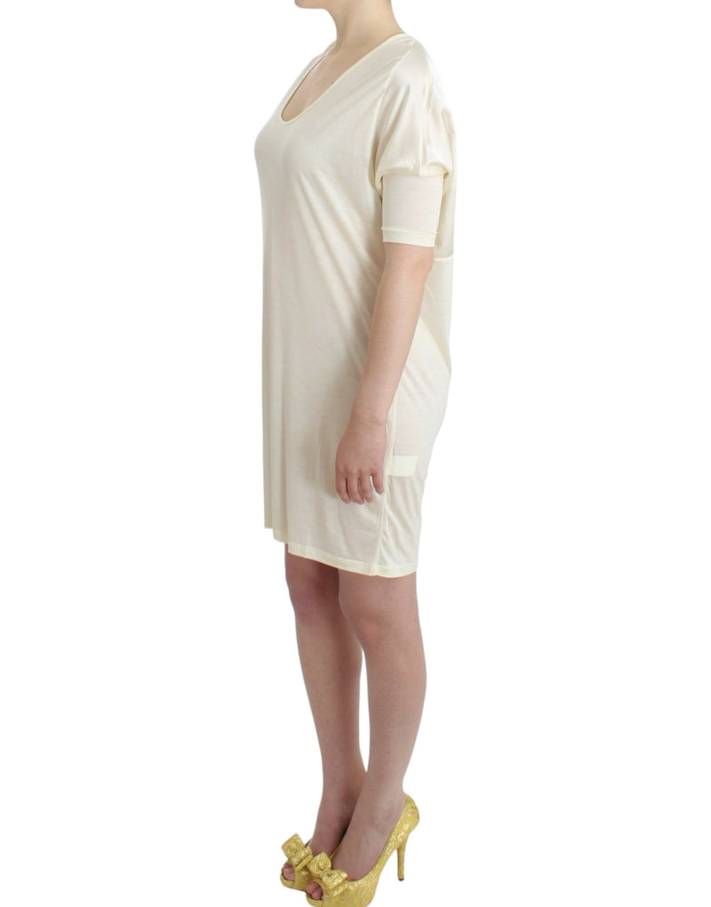 Robe tube en modal blanc de Costume National