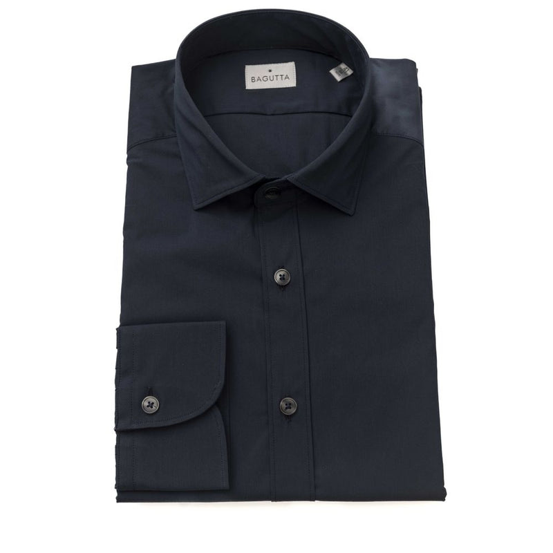 Chemise homme en coton bleu de Bagutta