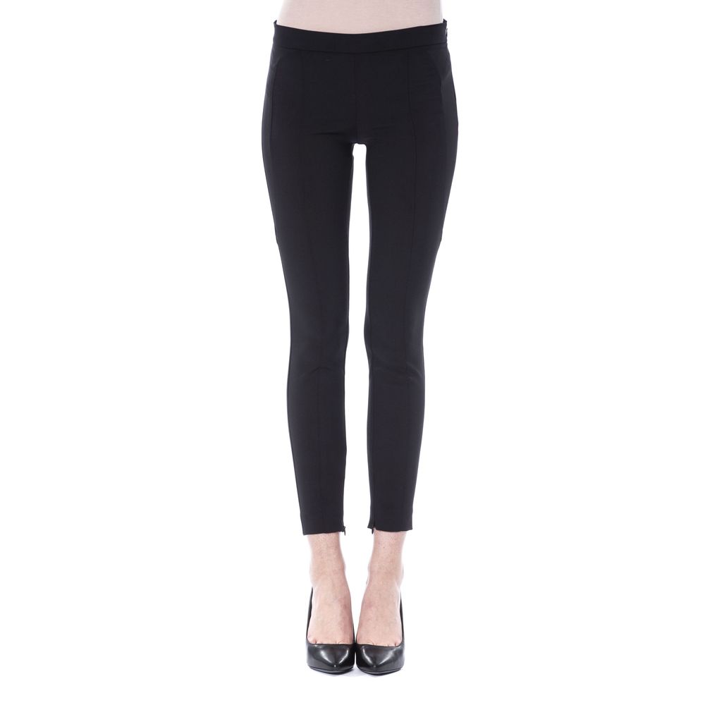 BYBLOS Pantalon skinny noir en polyester pour femme