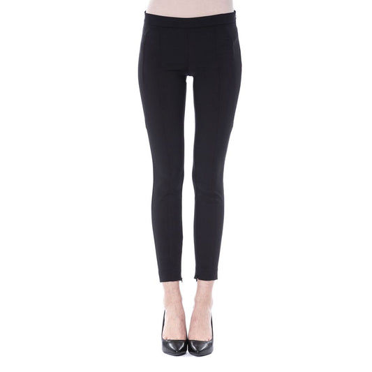 BYBLOS Pantalon skinny noir en polyester pour femme