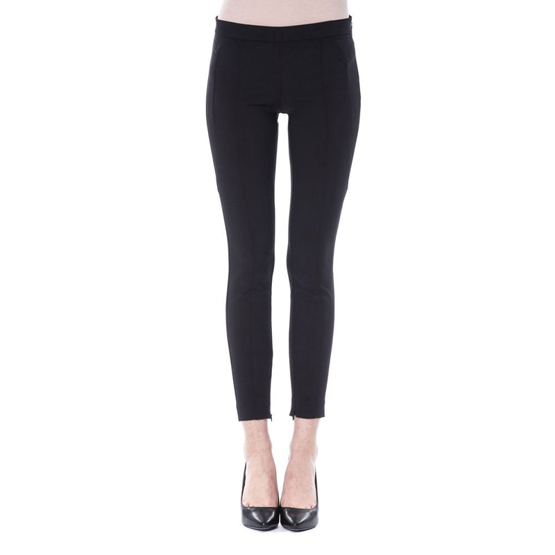 BYBLOS Pantalon skinny noir en polyester pour femme