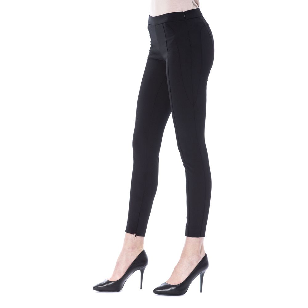 BYBLOS Pantalon skinny noir en polyester pour femme