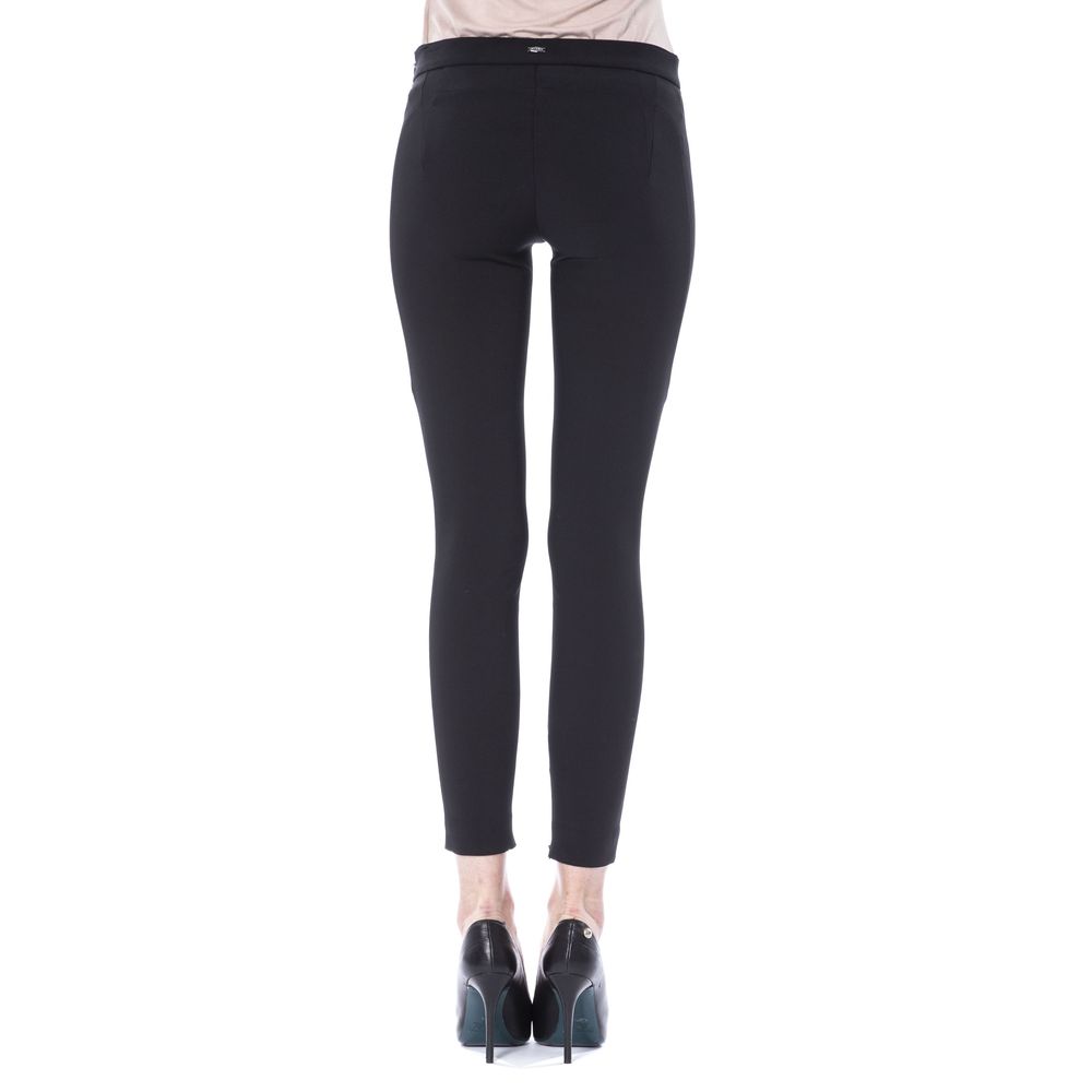 BYBLOS Pantalon skinny noir en polyester pour femme