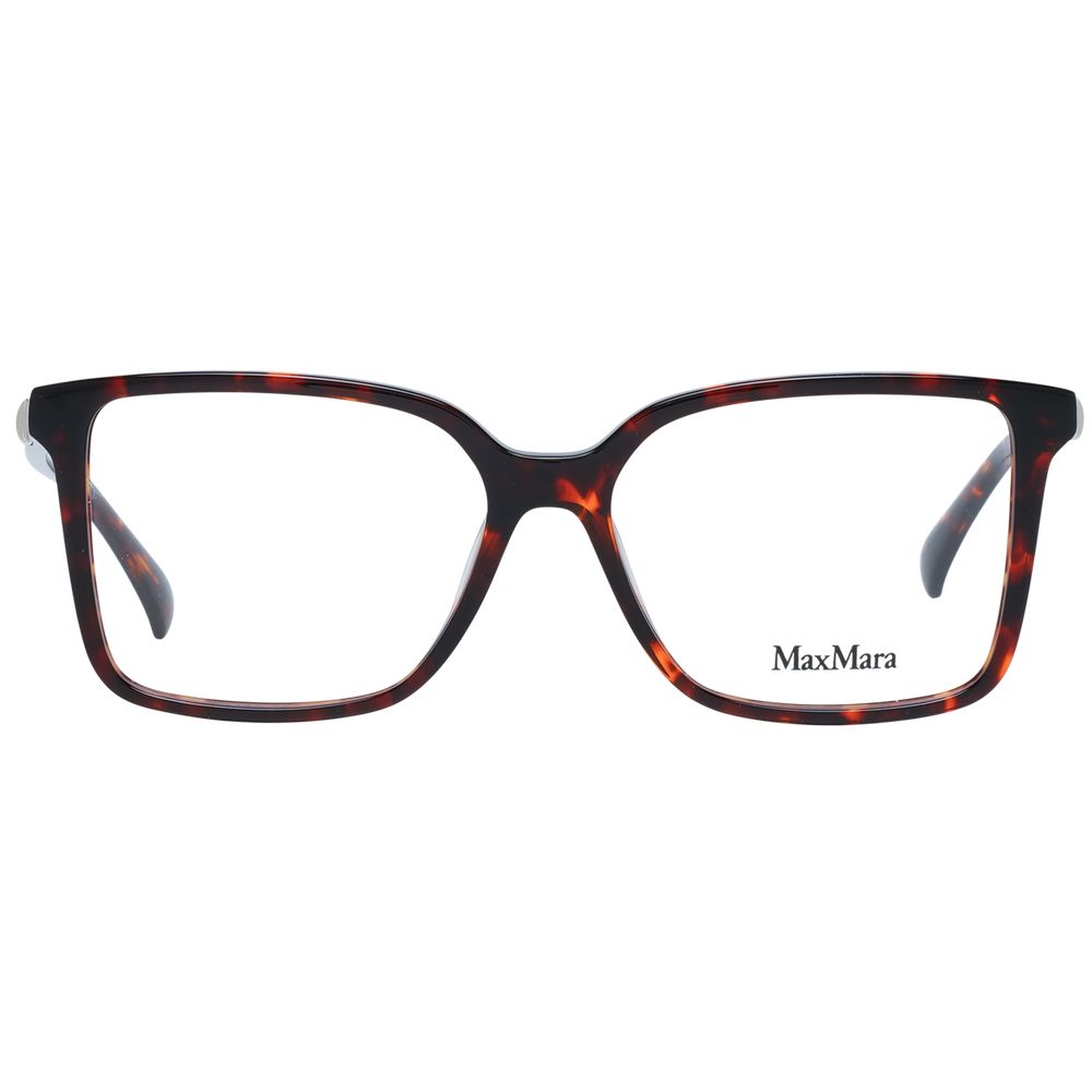 Max Mara Brown Women Glasses Frame - Chic Acetate Eyewear
