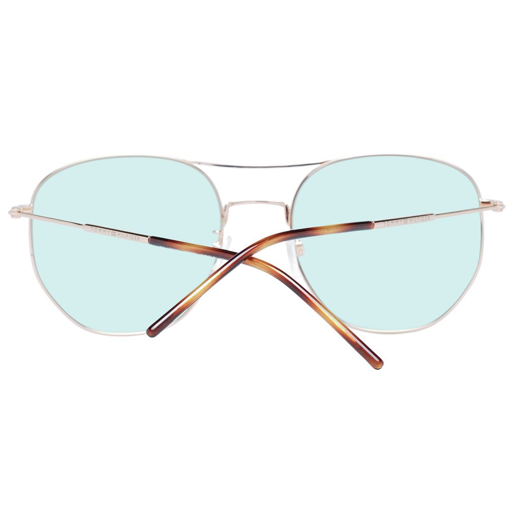 Lunettes de soleil unisexes Tommy Hilfiger Rose Gold - Design aviateur élégant