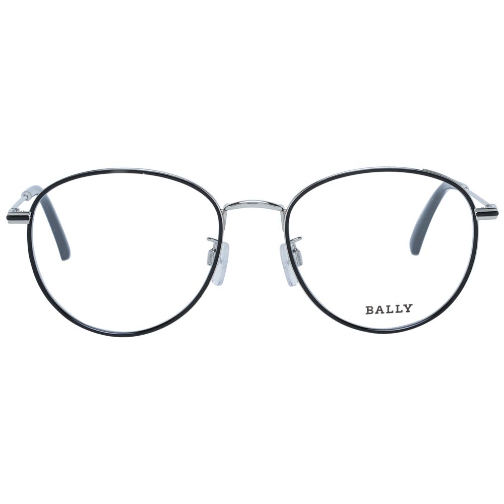 Bally Black Unisex Glasses Frame - Modern Round Style