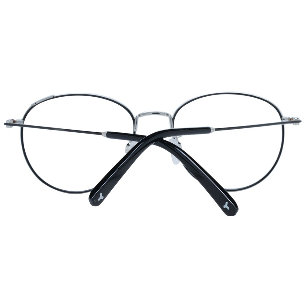 Bally Black Unisex Glasses Frame - Modern Round Style