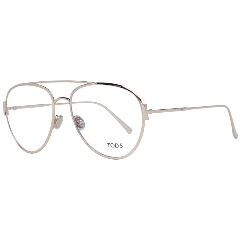Tod's Gold Women Glasses Frame - Aviator Style for Modern Elegance