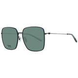 Lunettes de soleil unisexes noires Tommy Hilfiger - Design trapézoïdal élégant