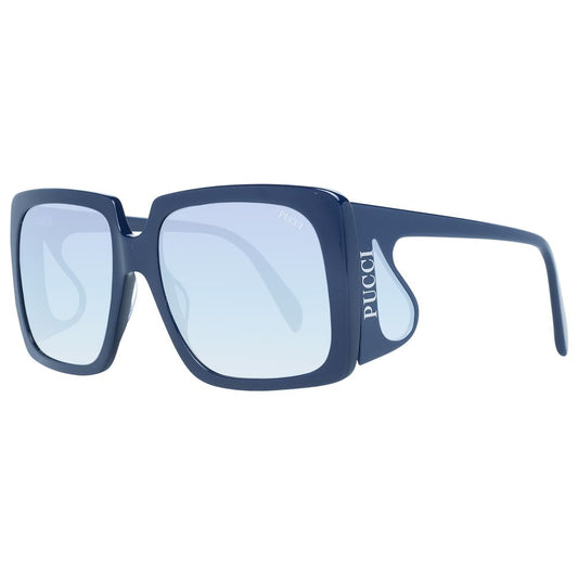 Emilio Pucci blauwe dameszonnebril
