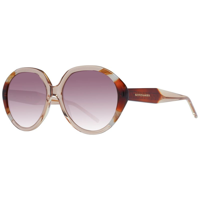 Lunettes de soleil Scotch & Soda pour femmes - Marron, style et protection UV